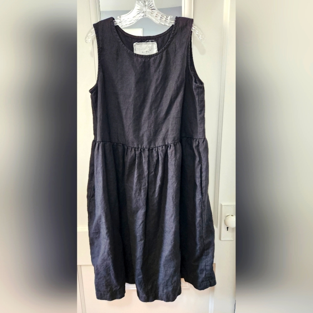 NOTPERFECTLINEN Smock Dress M/L NWOT